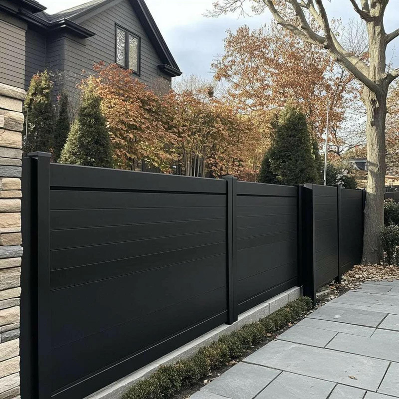 aluminum privacy fence