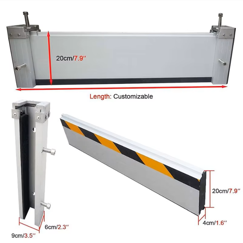aluminum flood barrier detail