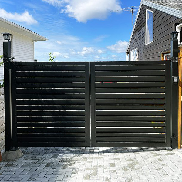 modern aluminum garden gate